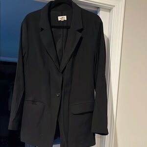 Longline Black Blazer Open Edit medium